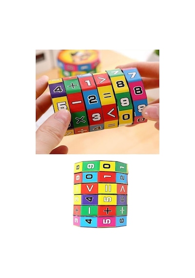 Zeka Küpü Eğitici Oyuncak Matematik Sayılar Sihirli Küp Dört Işlem Eğitici Küp