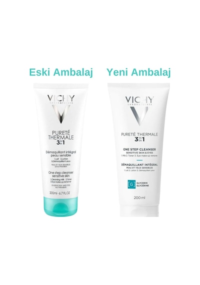 Vichy Purete Thermal 3'ü1 Arada Temizleme Sütü 200 ML