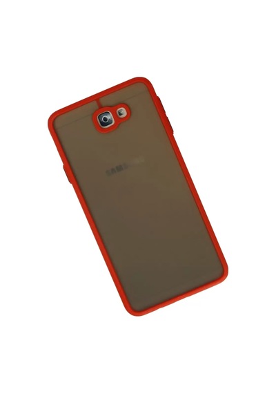 Newface Samsung Galaxy J7 Prime Kılıf Montreal Silikon Kapak - Kırmızı