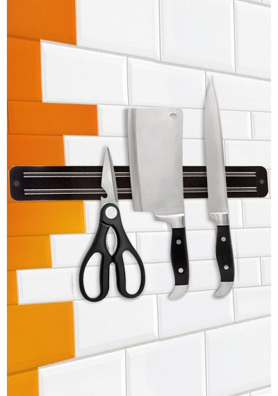 Mıknatıslı Bıçak Tutucu Metal Alet Tutucu Bıçak Askısı 33 Cm Renkli