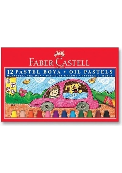 Faber-Castell 3'lü Boya Seti 12'li Sulu - Kuru ve Paste