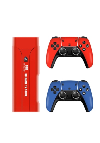 10k Ultra Hd Tv Game Stick - Android Tv 64gb 20.000 Oyunlu Çift Kablosuz Konsol Wifi6, 5g