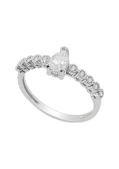 Kadın Gümüş Set - Dolunay Zirconia Taşlı Su Yolu Set • Işıklı Kutuda • Düğün • Nişan • Gelin Seti