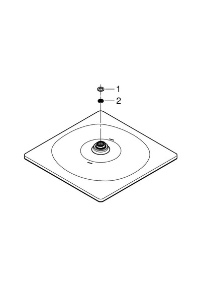 Grohe Tepe Duşu 31x31 Cm Rainshower Krom - 26567000 Krom