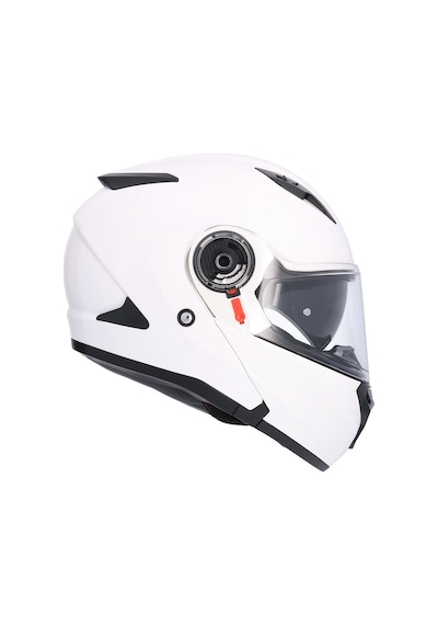 Flip Up 4002 Sh-508sv Triton Solid Pearl White Sun Vizor M Beden Kask Beyaz