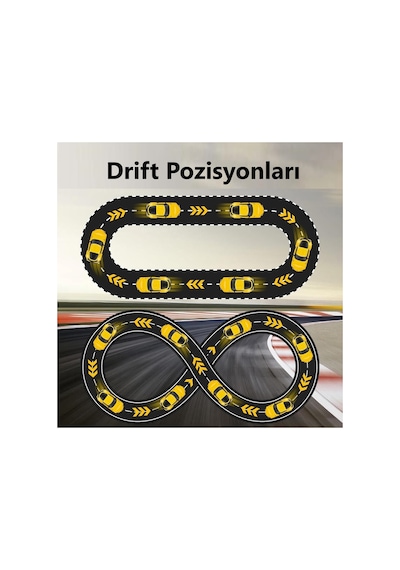 25 Km/h Hız Yapan Dodge Challenger Görünümlü Şarjlı 2.4 Ghz Uzaktan Kumandalı Drift Araba Sarı