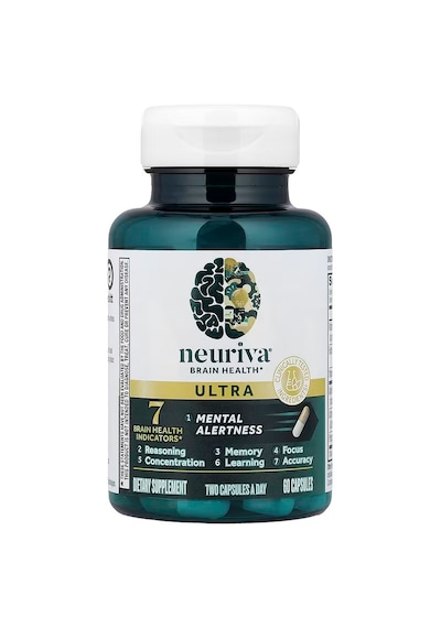 Neurıva Ultra Brain Brain & Cognitive Focus & Memory Phosphatidylserine B6-b12 Folate 60 Cap