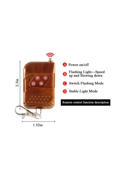 Kumandalı Led Işık Modülü Seti 12v Oto Ön Izgara Uyumlu Çok Modlu