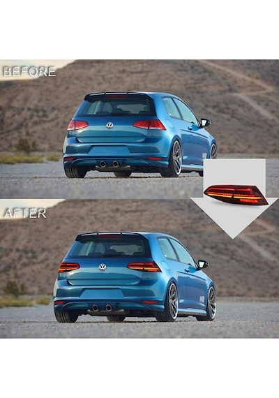Volkswagen Golf 7 - 7.5 2012-2020 Led Stop 7.5 Highline Görünüm