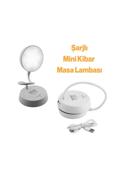 Şarjlı Akrobat 360 Masa Üstü Lamba 3 Kademe Dokunmatik Çalışma Okuma Işığı Gece Lambası Soft Işık Diğer