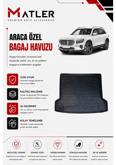 Mercedes Glb Elektrikli 2026 Model Bagaj Havuzu