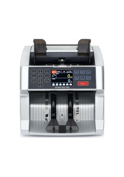 Bill Counter Silver Mix Pro Para Sayma Makinesi Tl Karışık Sayım, Euro Ve Usd Adet Sayım