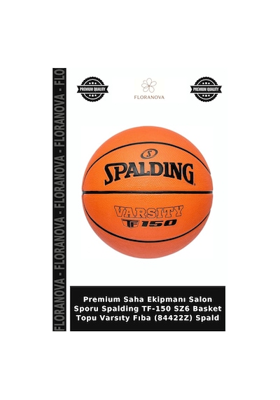 Premium Saha Ekipmanı Salon Sporu Spalding Tf-150 Sz6 Basket Topu Varsıty Fıba 84422z Spald