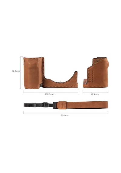 Smallrig 4889 Sony Zv-e10 Iı İçin Deri Kılıf Seti Kahverengi