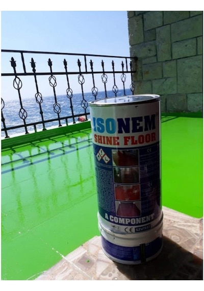 İsonem Shine Floor Solvent Bazlı Fayans Boyası 4.5 Kg Siyah Diğer