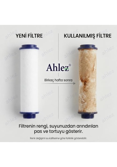 Duş Başlığı Filtresi Kireç, Klor Ve Pas Önleyici Yedek Filtre Seti 10