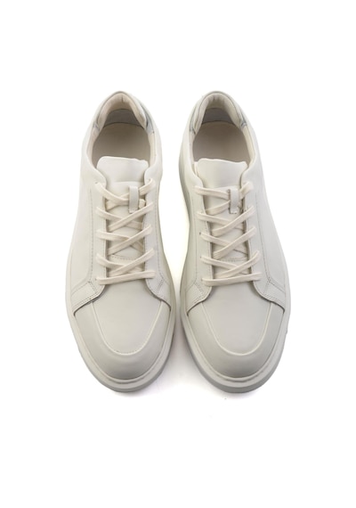 Bambi Beyaz Hakiki Deri Erkek Sneaker E01549290503