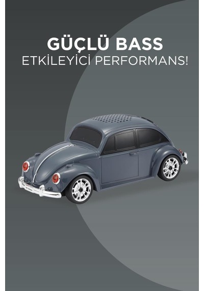 Torima D-49 Araba Voswos Retro Tasarım Bluetooth Hoparlör