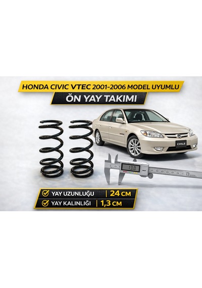 Honda Civic Vtec 2001 2006 Model Uyumlu Ön Yay Takımı 0