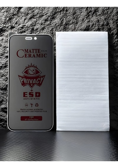 İphone 17/16 Pro/17 Pro Uyumlu Yüksek Netlik Gizlilik Ekran Filmi Esnek Seramik Darbeye Ve Çizilmeye Dayanıklı Tam