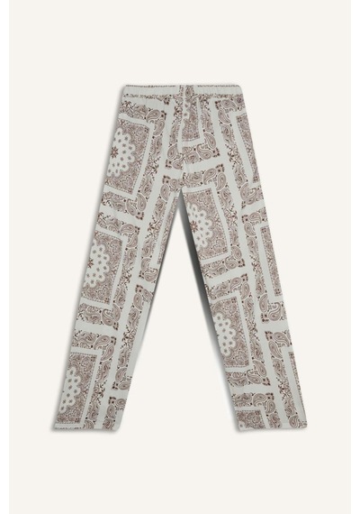 Defacto Regular Fit Şal Desenli Plaj Pantolonu-fall İn Love F8336ax25hsbn166 Kahve