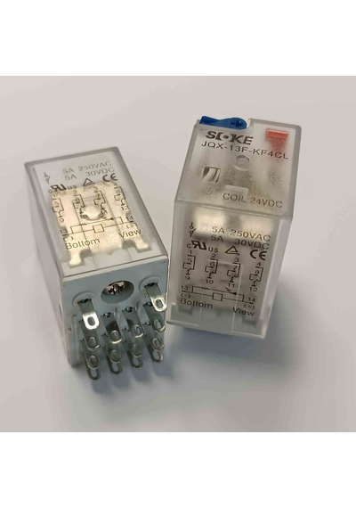 Jqx-13f-kt4cl 24v 5a 4c 14pın Soke Güç Röle 2 Adet