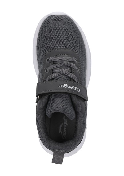 Slazenger Flarex Unisex Çocuk Cırt Cırtlı Koyu Gri / Beyaz Günlük Spor Ayakkabısı