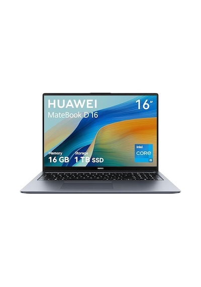 Huawei MateBook D16 53014QHR02 i5-13420H 16 GB 2 TB SSD 16" Free Dos Dizüstü Bilgisayar