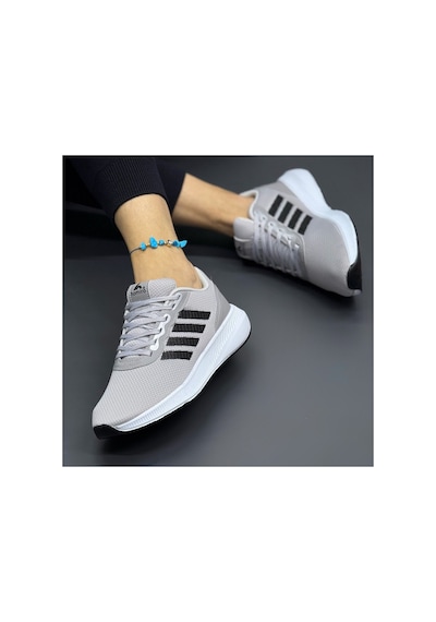 Homiro Unisex Fuspetli Spor Ayakkabı-siyah-beyaz Buz-siyah