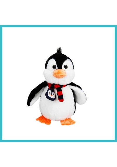 Bezos Atkılı Peluş Penguen 32 Cm. Dfnbez Çok Renkli