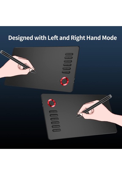 Tr A15 Pro 10x6 İnç Profesyonel Grafik Tablet, 16384 Yüksek Seviye Basınç Hassasiyetli Profesyonel 5080 Lpı Grafik