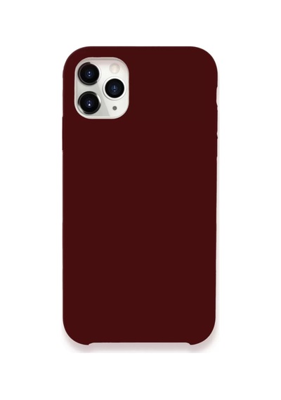 Newface Apple İphone 11 Pro Kılıf Lansman Legant Silikon - Bordo