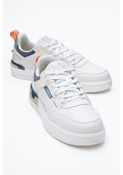 Hammer Jack Erkek Kalın Taban Bağcıklı Sneaker Gerçek Deri Hj 25205m Beyaz/turuncu Hammer Jack Erkek Kalın Taban Bağcıklı Sneaker Gerçek Deri Hj 25205m Beyaz/turuncu