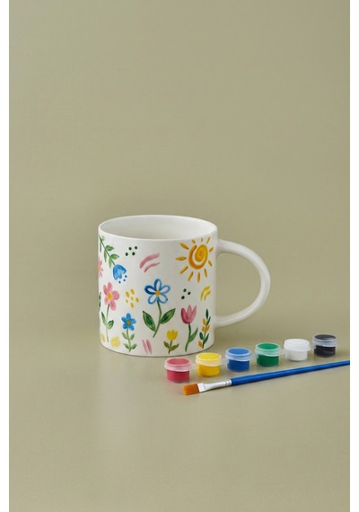Karaca Boyama Seti Harper Diy Mug 350 Ml Beyaz