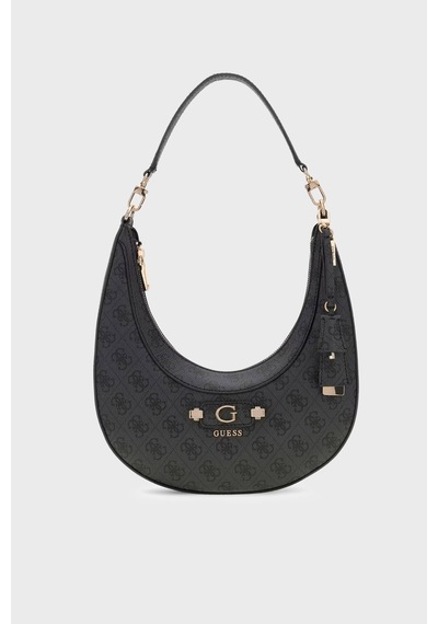 Guess Lindsey Logolu Çıkarılabilir Askılı Çanta Hwsg9749010 Bayan Çanta Hwsg97 49010 Clo Antrasit