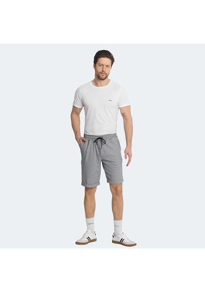 Slazenger NOVA Erkek Cepli Koyu Gri Şort