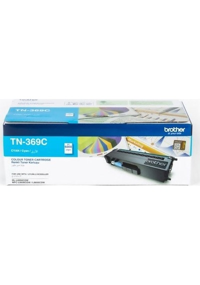 Brother Tn 369c Mavi Toner 6000 Sayfa