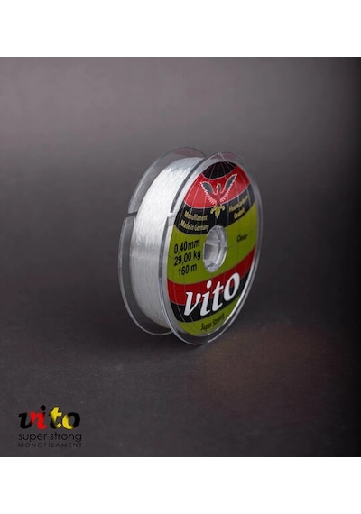 Vito Süper Strong Monoflament Şeffaf Misina 160 Metre 0,60mm - Standart