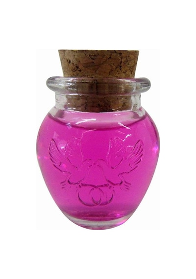 Olio Alyanslı Şişemantarı Tıpalı Kavanoz Cam Şişe 30 Ml 4x5 Cm 20 Adet