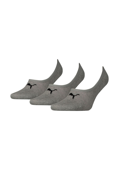 Puma No-show Çorap 3lü Paket 906930 03 Gri