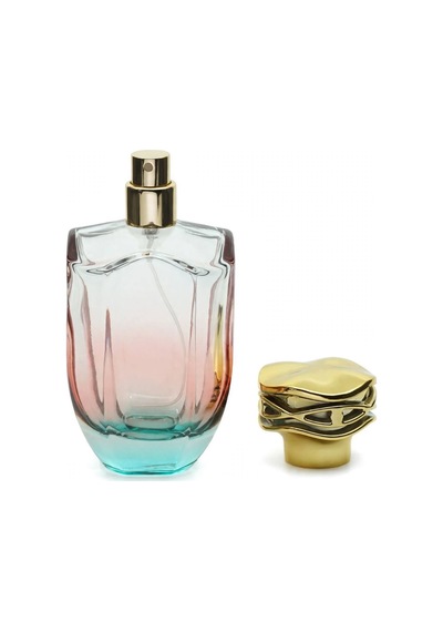 Parfüm Şişesi 100 Ml 2 Adet Çift Renkli Oval Model