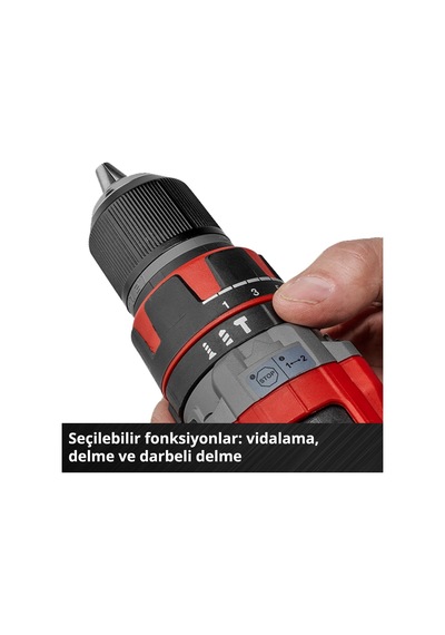 Professional Akülü Darbeli Vidalama Tp-cd 18/60 Li-i Bl Set Pxc 18 V Brushless 60 Nm Darbeli Delme Fonksiyonu 13 Mm Mandren 2 Vitesli 2.0 Ah Akü + Şarj Cihazı Dahil