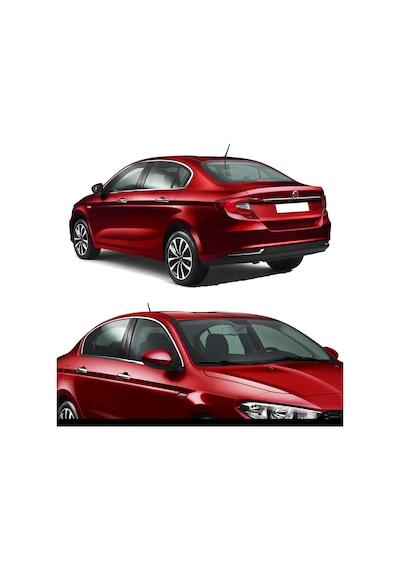Fiat Egea Cam Çıtası Komple Set Çerçevesi Kromu Nikelajı 8 Parça