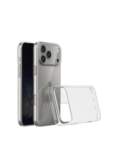 Apple İphone 17 Promax İle Uyumlu Kapak Süper Silikon Şeffaf Kılıf