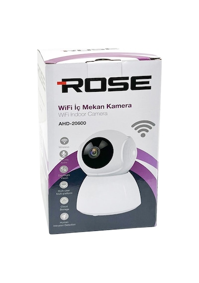 Rose Ahd-20600 2mp 1080p Çift Antenli Kablosuz Wifi İç Mekan Güvenlik Kamerası