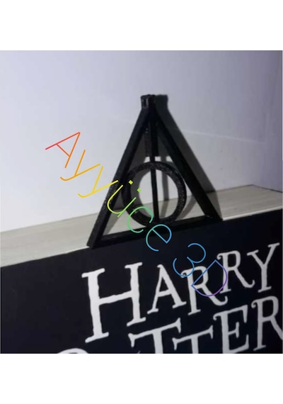 Ayyüce 3d, Harry Potter Kitap Ayracı Ölüm Yadigarları, Siyah Renk