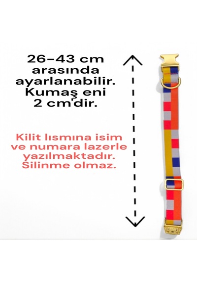 Caramelos Köpek Tasması-küçük Irk Ve Orta Irk İsimli Tasma 24