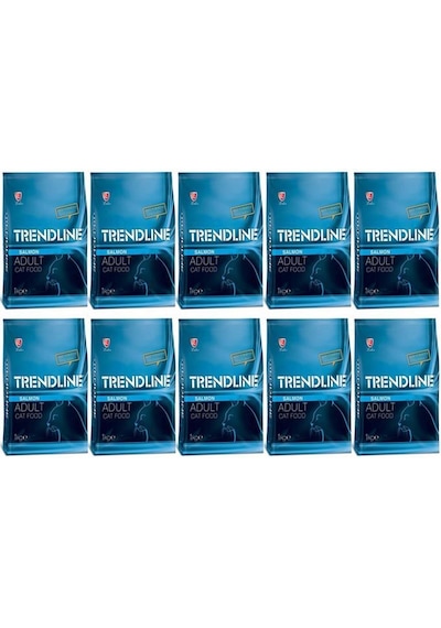 Trendline Somunlu Yetişkin Kedi Maması 10 x 1 KG