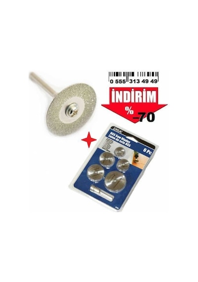 Mini Kesici Uç Ahşap Kesme Taşlama Disk Seti