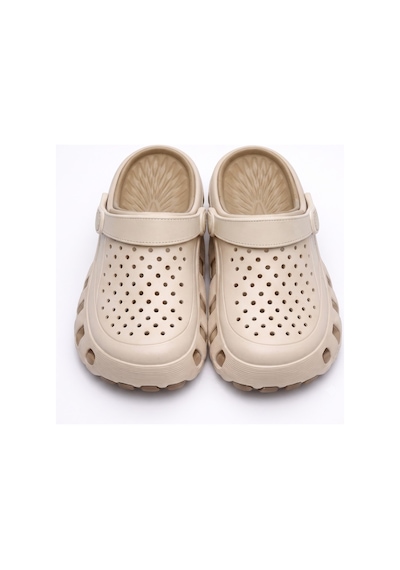 Comfort Unisex Basınç Denge Sistemli Masaj Tabanlı Ortopedik Günlük ,plaj Ve Hastane Terliği Ekru